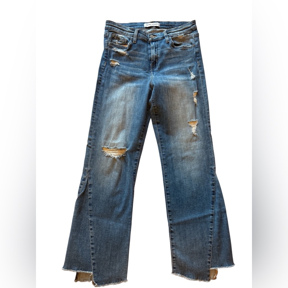 Flying Monkey Distressed Denim Jeans